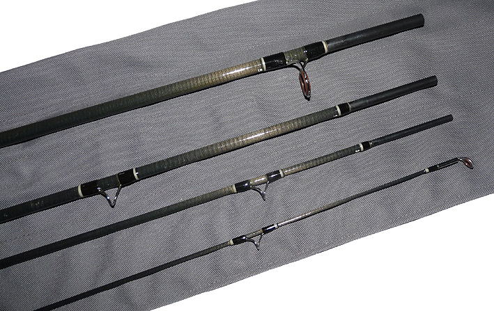 Hardy Ultralite Travel 9'6" 4 piece carbon fly rod #7 with bag. rare model - Image 4