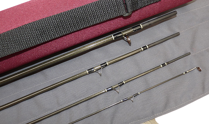 Hardy Ultralite Travel 9' 4 pce carbon fly rod #6 trout grayling with Hardy tube - Image 3