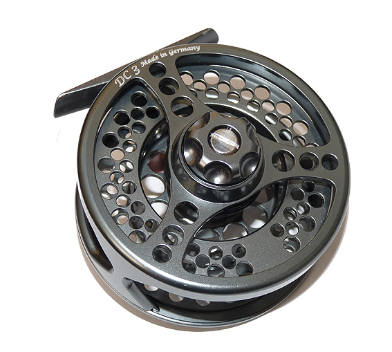 Vosseler Germany DC3 large arbor alloy trout fly reel 3-1/4