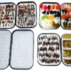 4 Wheatley black edition alloy pocket fly boxes and 100's of flies