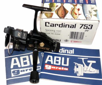 Abu Garcia Cardinal 753 FC reel, mint in box old shop stock