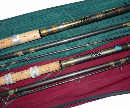 2 Abu All England Mk5 vintage float match rod 12' 13'