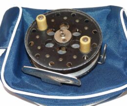 Dowling vintage centrepin trotting reel with line guide avon chub barbel roach