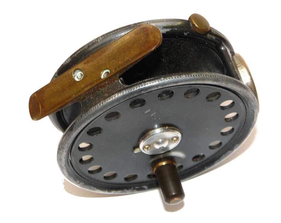 Hardy St George 3-3/8" vintage fly reel, nickle guide c1950's - Image 3