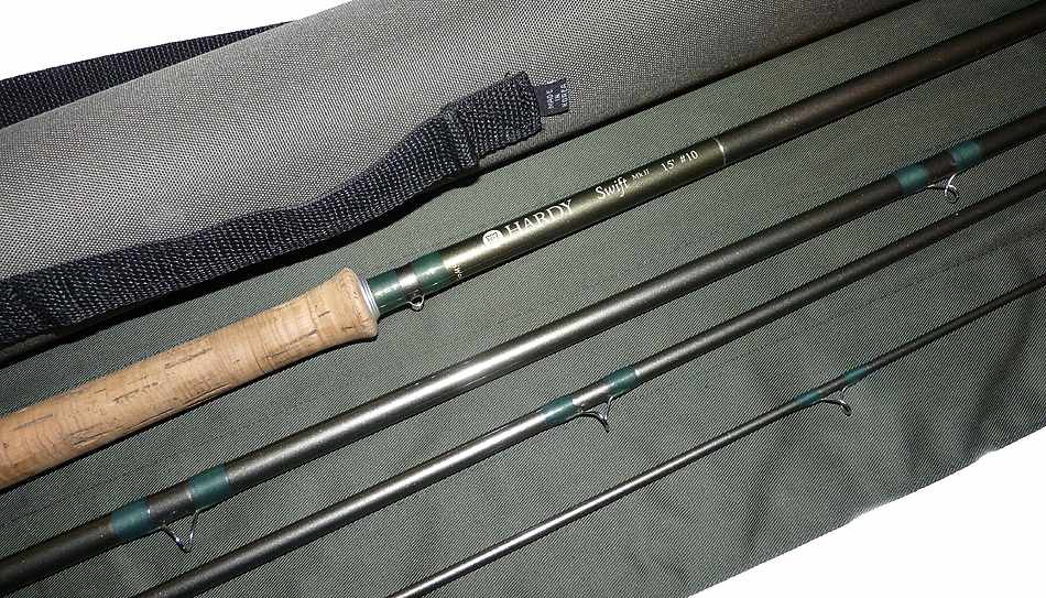 Hardy Swift Mk2 15' 4 pce salmon fly rod #10, bag & tube - Image 4