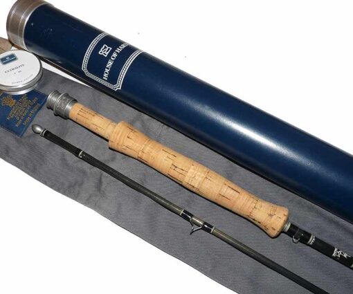 Hardy Ultralite 9' 2 pce carbon trout fly rod #6, bag & tube