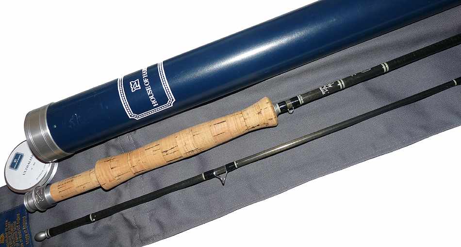 Hardy Ultralite 9' 2 pce carbon trout fly rod #6, bag & tube - Image 4