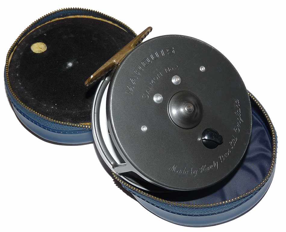 Hardy Marquis Salmon No2 reel + 2 books Falkus, Parker + fly wallet - Image 3