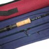 Hardy Perfection Spinning 9'6" 3 pce carbon rod with bag & tube