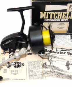 Mitchell 307 vintage spinning reel mint in box old shop stock
