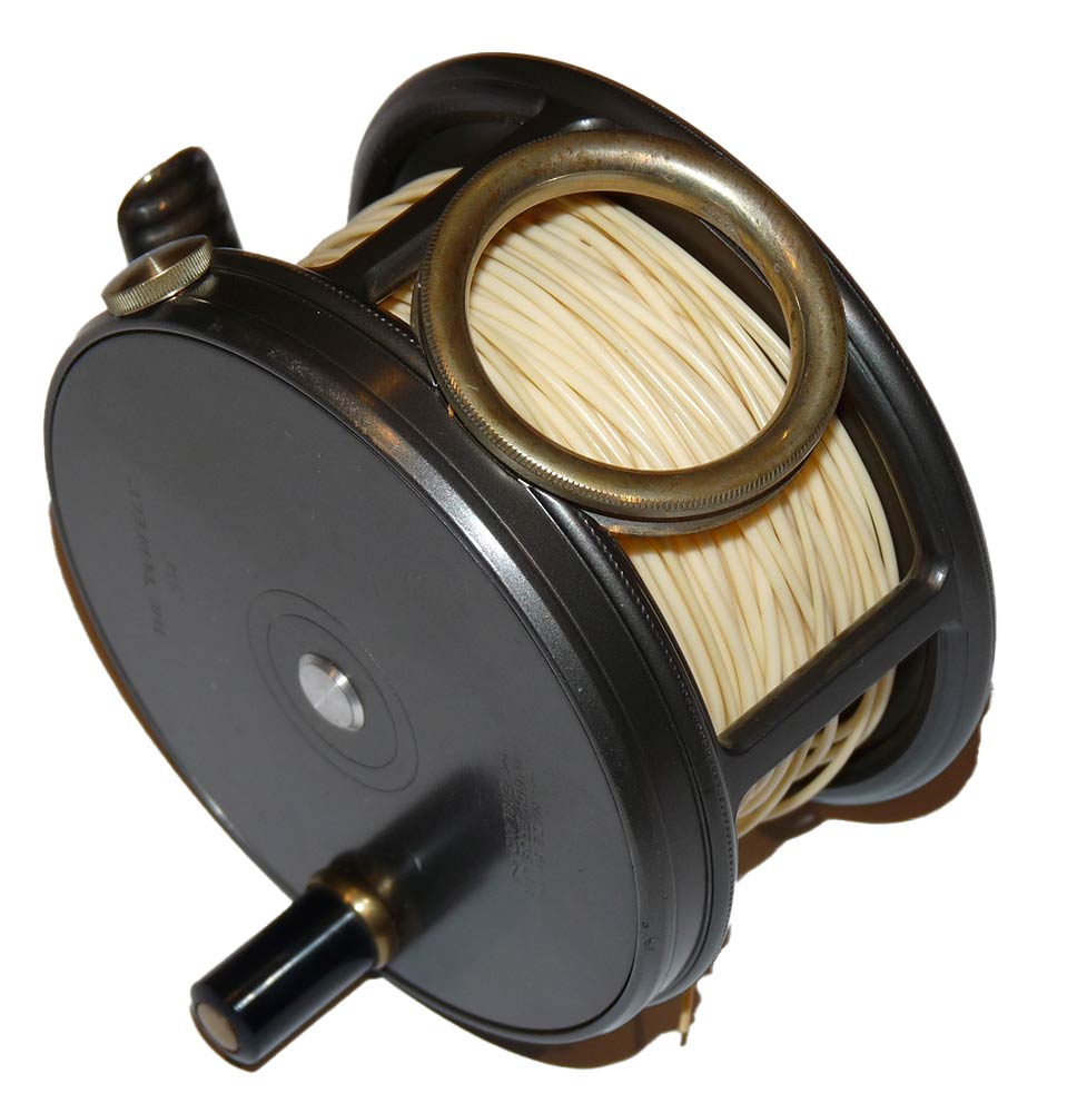 Hardy Perfect salmon spey fly fishing reel 3 3/4 with line guard mint - Image 2