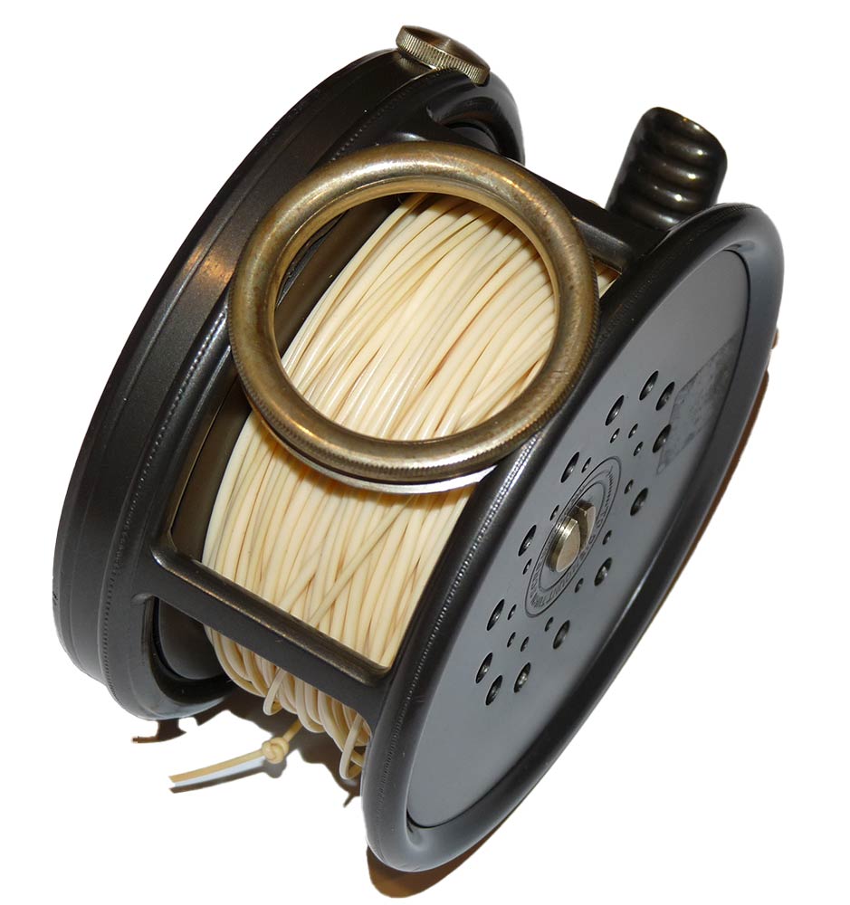Hardy Perfect salmon spey fly fishing reel 3 3/4 with line guard mint - Image 3