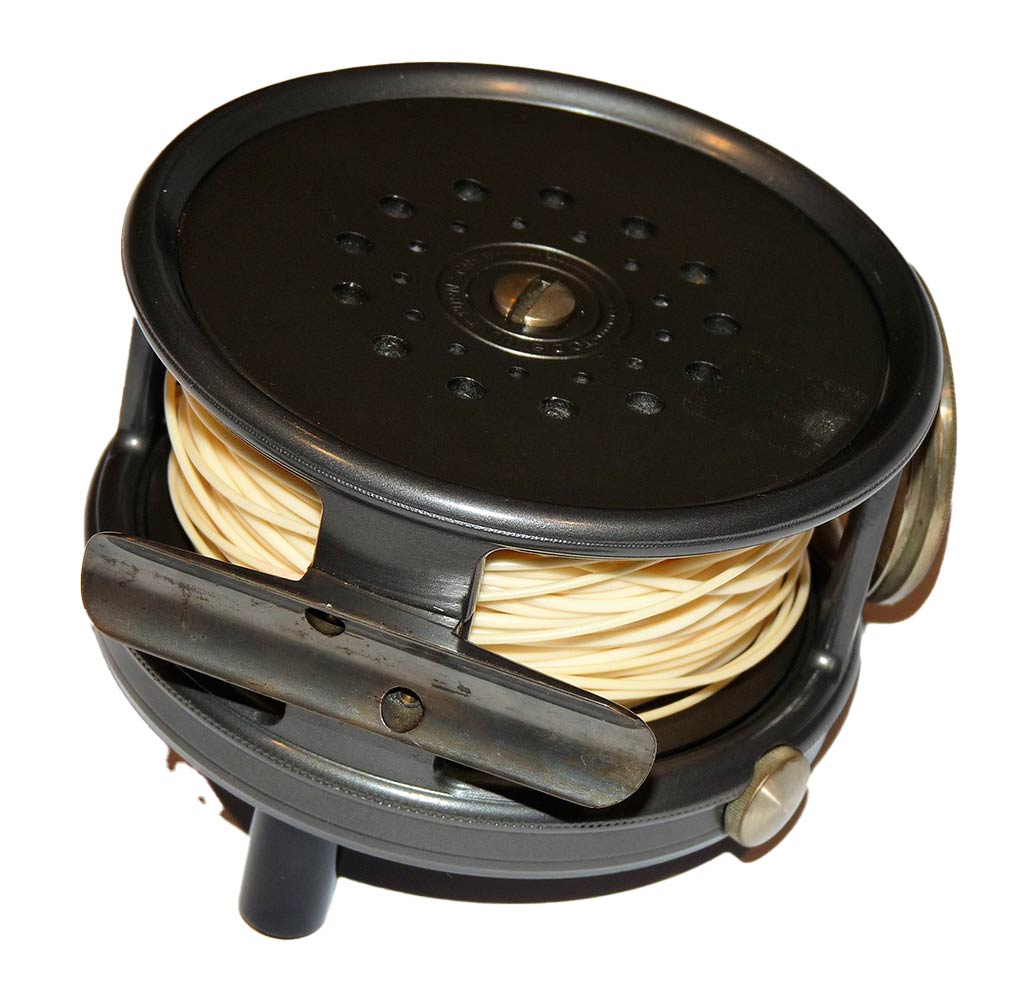 Hardy Perfect salmon spey fly fishing reel 3 3/4 with line guard mint - Image 6