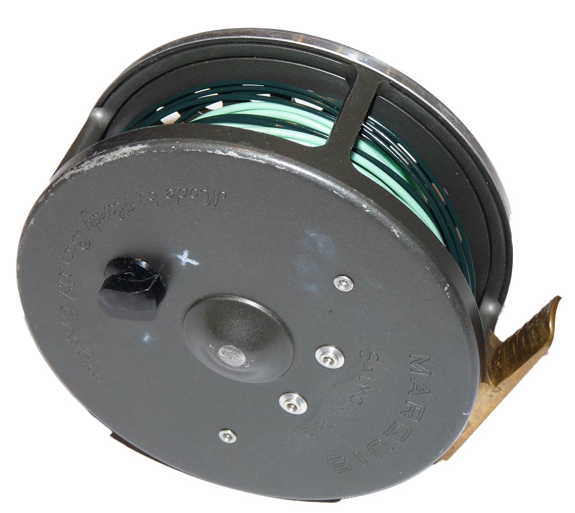 Hardy Marquis salmon reel no 2 with case - Image 2