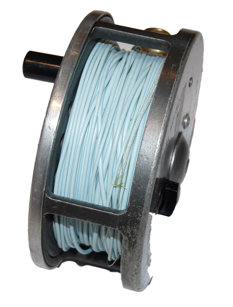 Hardy Marquis no 2 salmon fly reel with floating line - Image 3