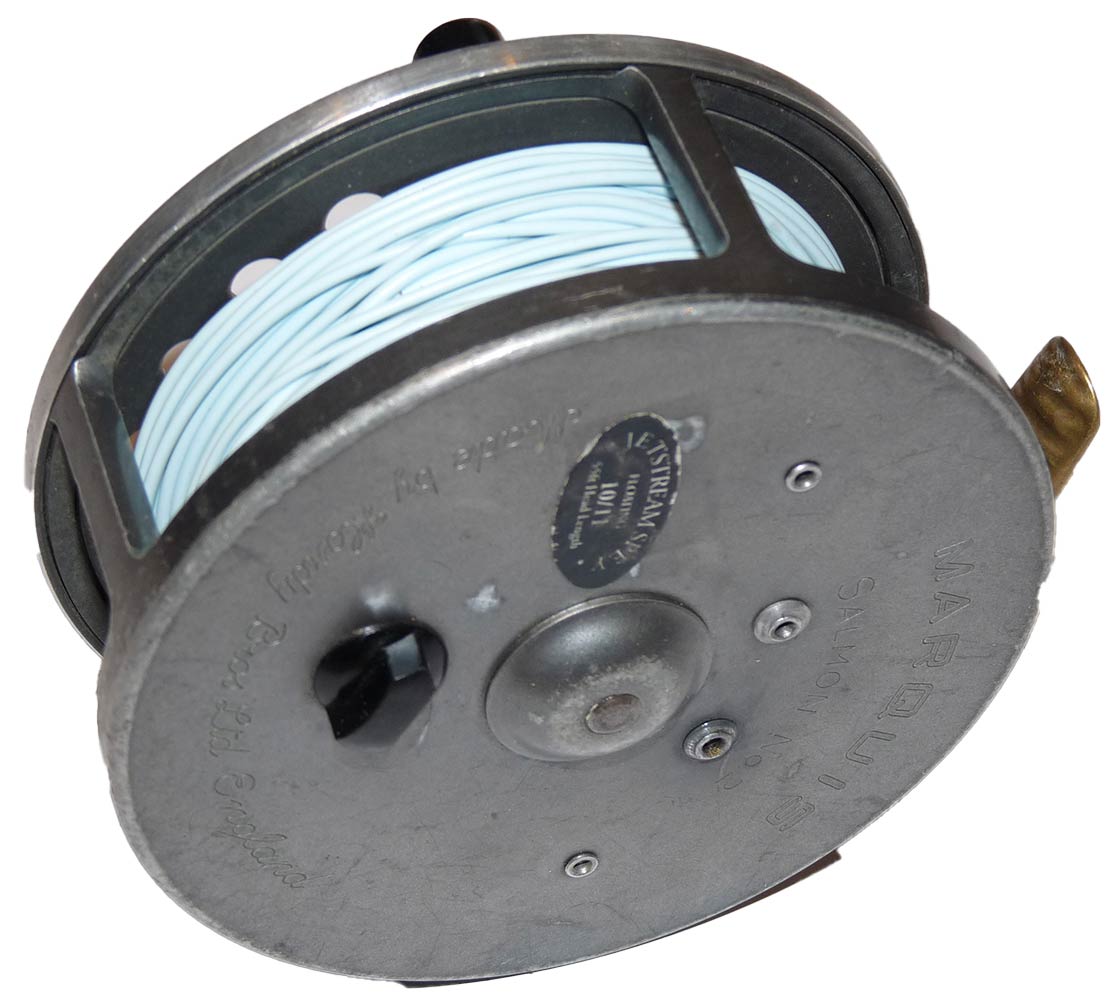 Hardy Marquis no 2 salmon fly reel with floating line - Image 4