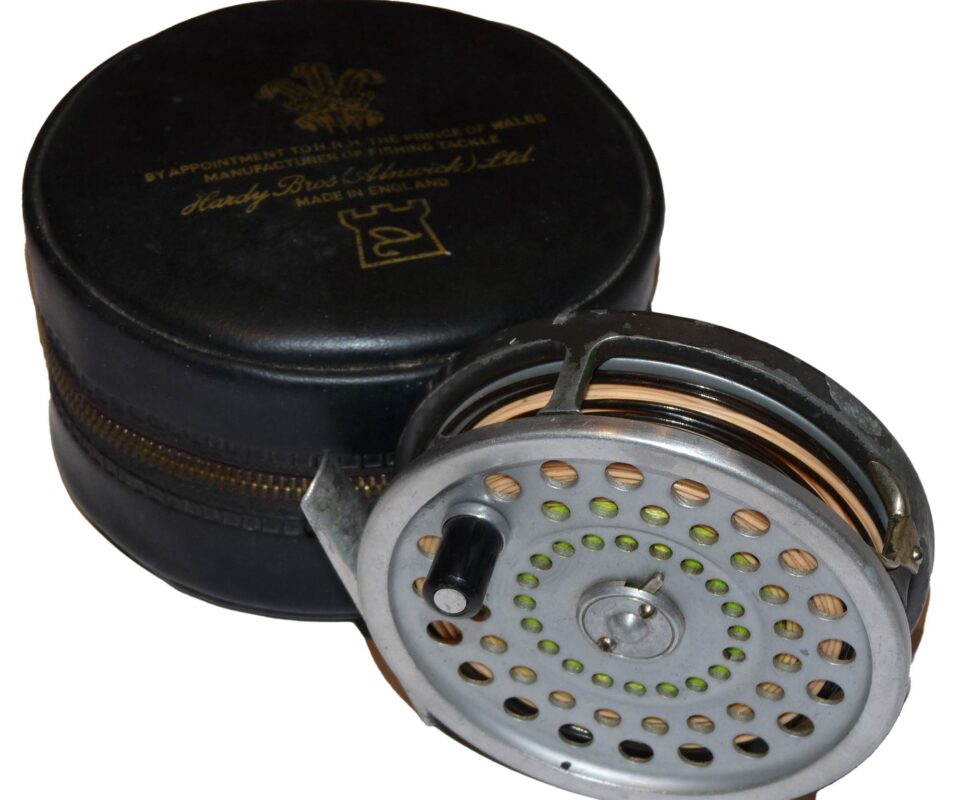 Marquis #8/9 フライリール ケース付き Hardy Marquis #8/9 trout fly reel with case