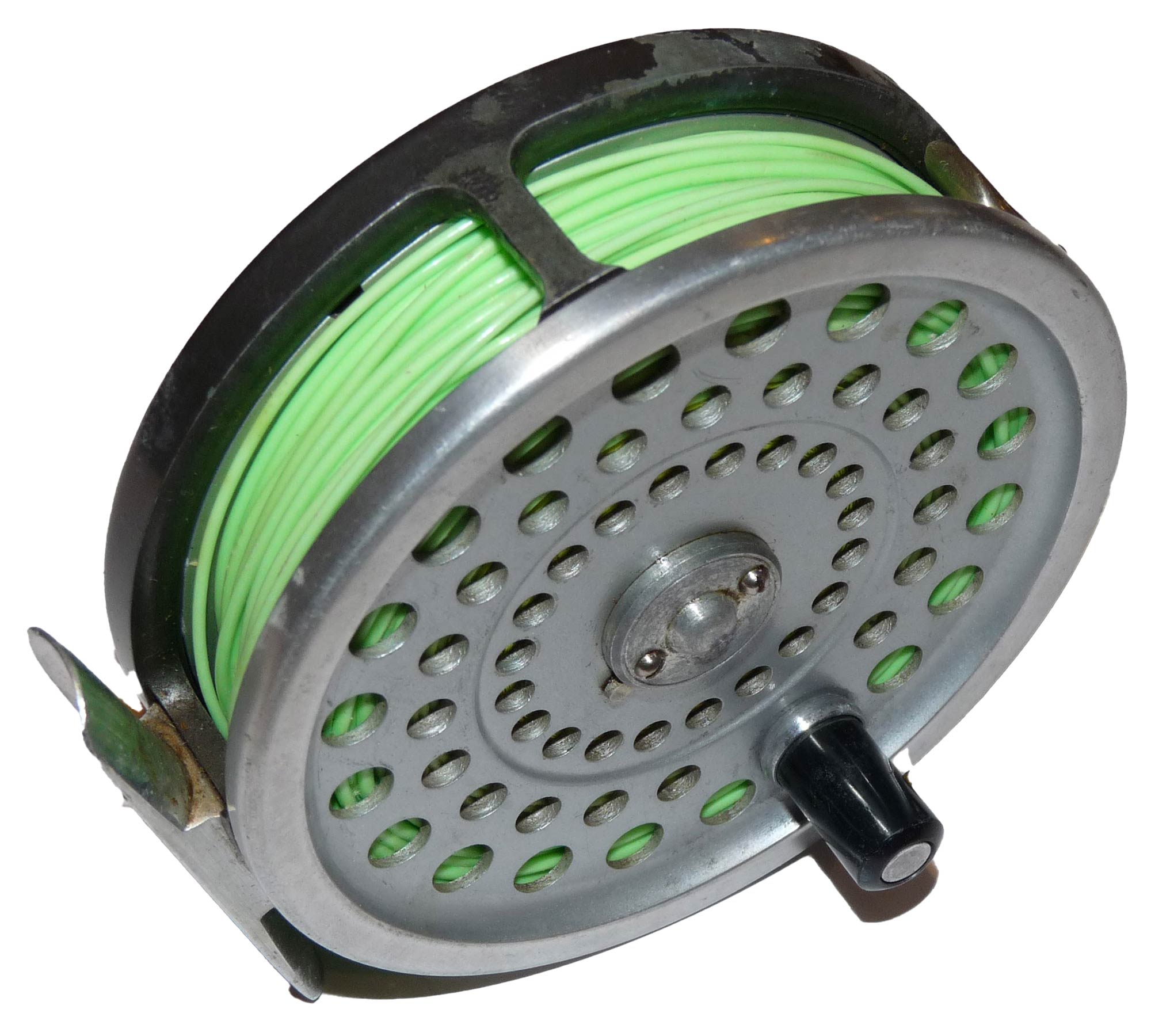 Hardy Marquis #8/9 trout fly reel with Hardy reel pouch - Image 2