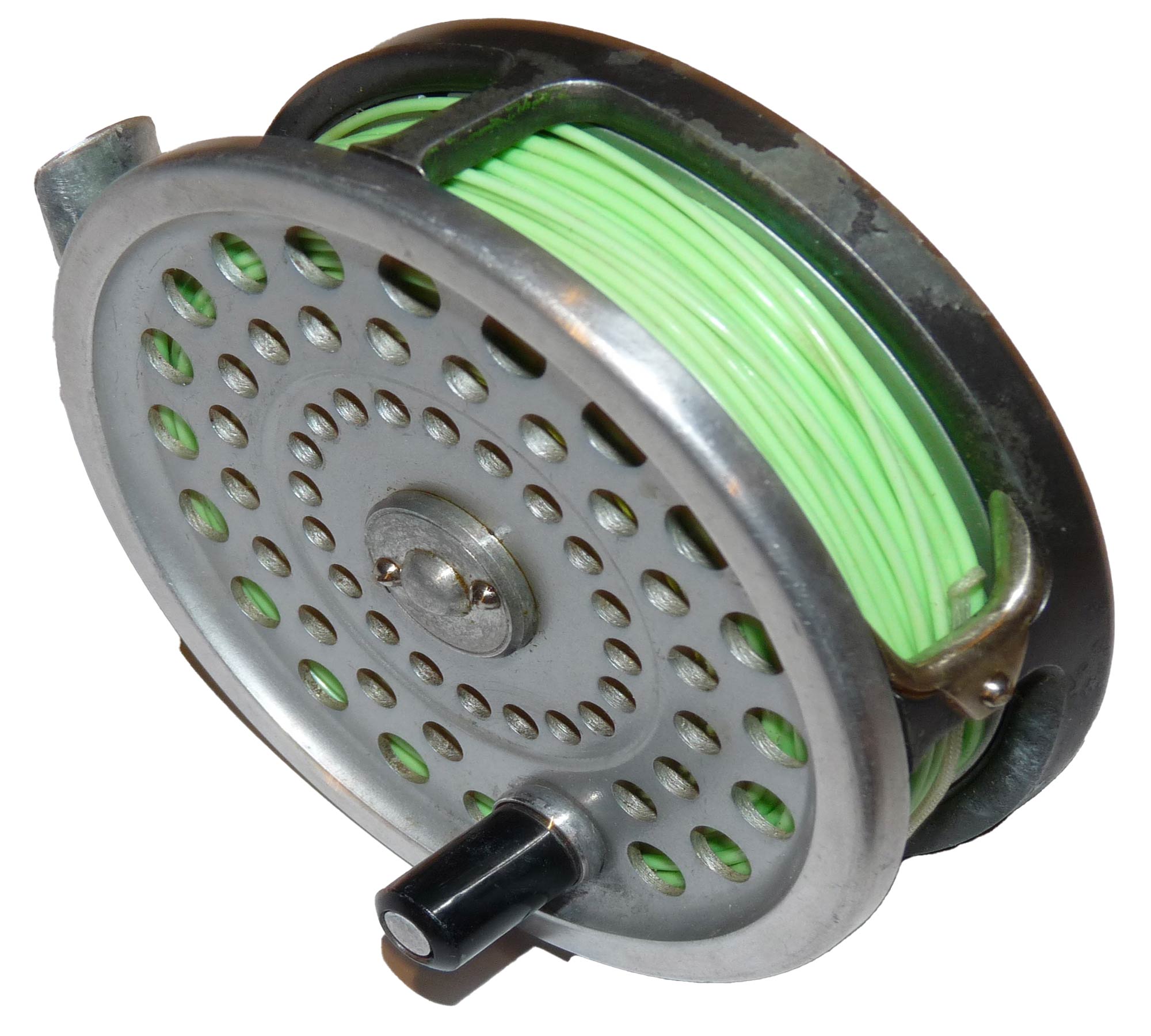 Hardy Marquis #8/9 trout fly reel with Hardy reel pouch - Image 3