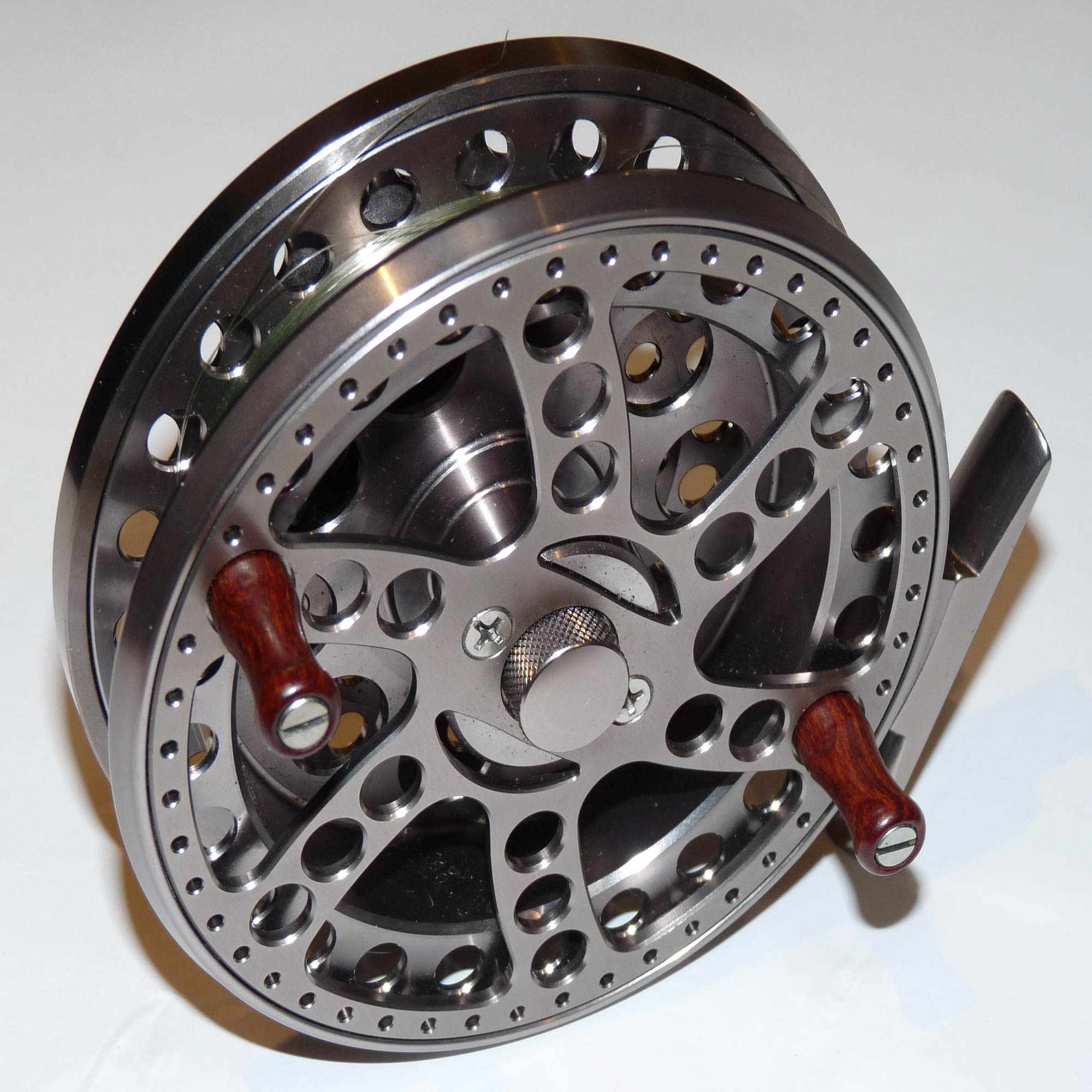 Okuma Sheffield centrepin fishing reel and box - Image 2