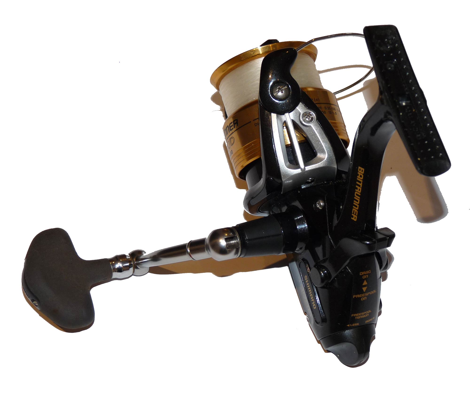 Shimano 4000D Bait runner carp / cat fish fixed spool reel - Image 2