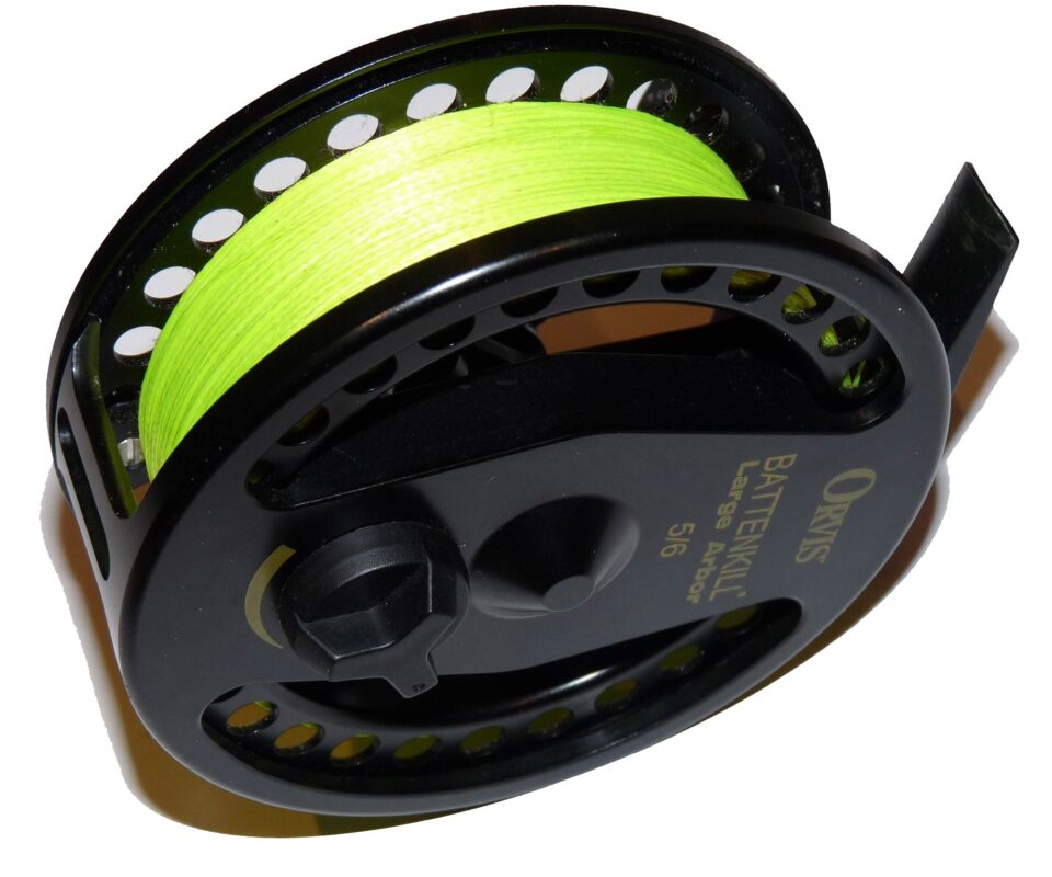 Orvis Battenkill Large Arbor reel 5/6 reel with spool case and box