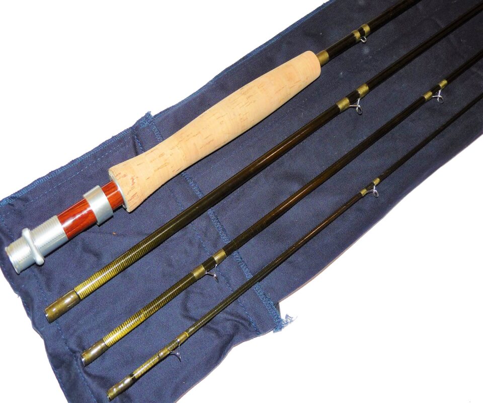 La Nymphe 10' 4 piece trout fly rod line #2 with bag