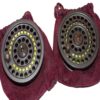 Pair of Hardy LA Viscount Spools 3 5/8" dia