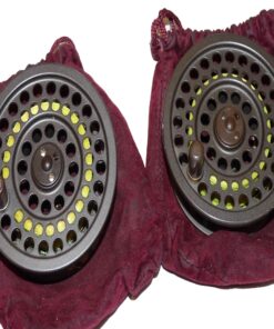 Pair of Hardy LA Viscount Spools 3 5/8" dia