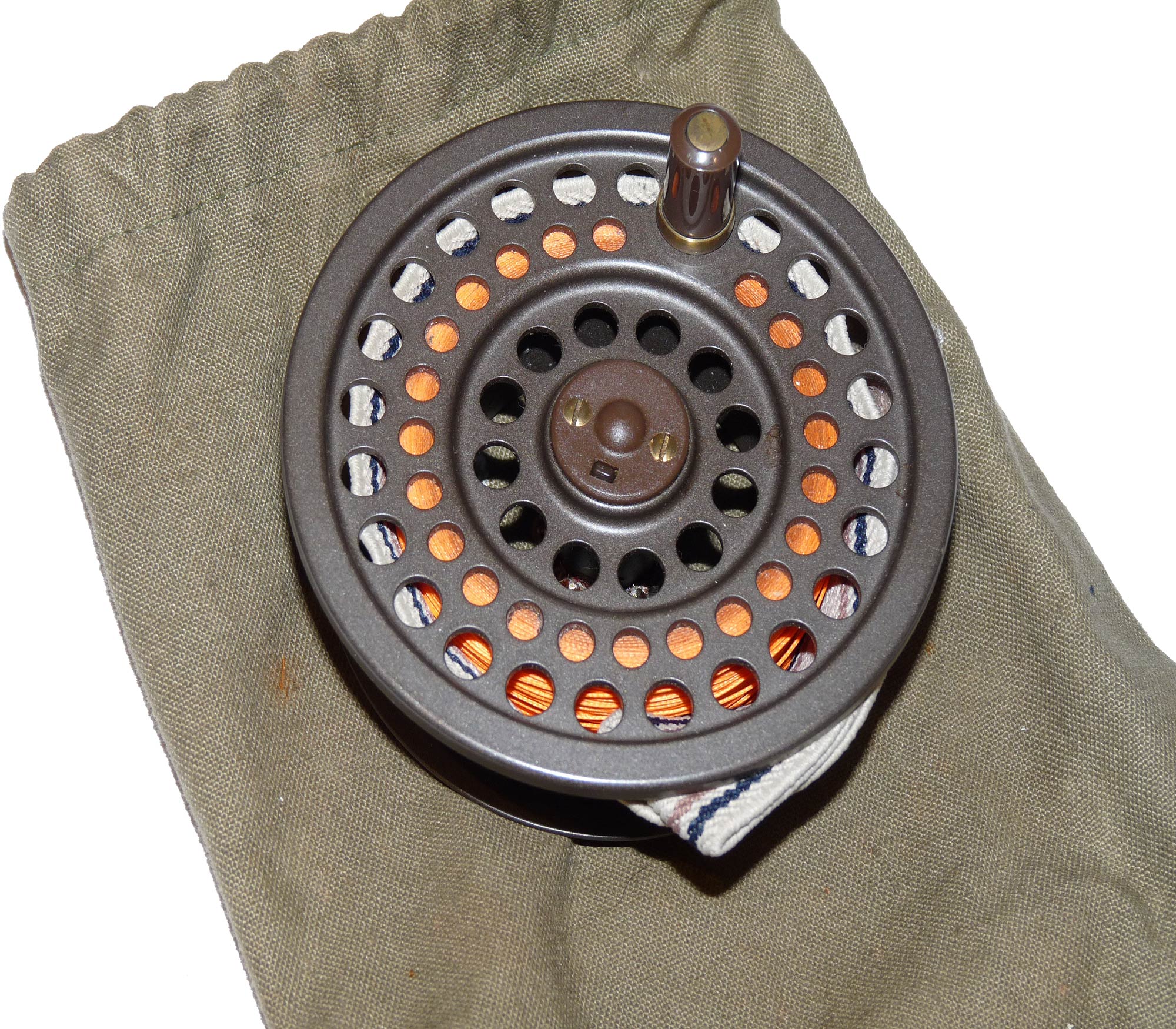 Hardy LA Viscount spool 3 5/8" and spool pouch - Image 3