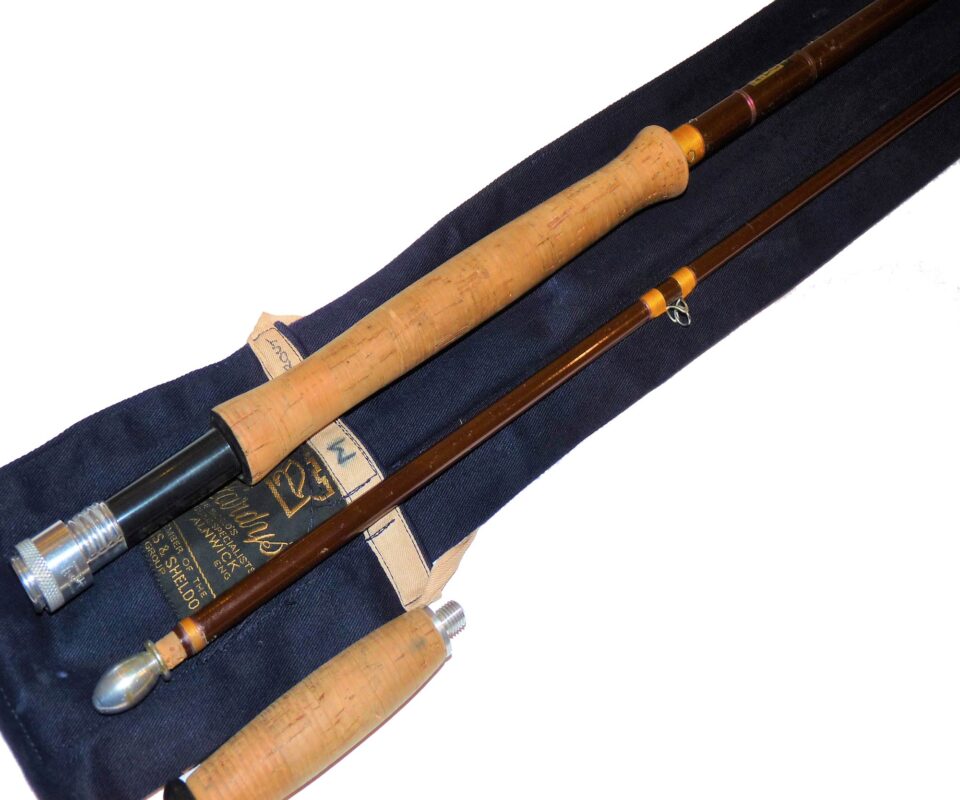 Alternative view of Hardy Jet 9' 3" 2 piece trout fly rod with bag line #10