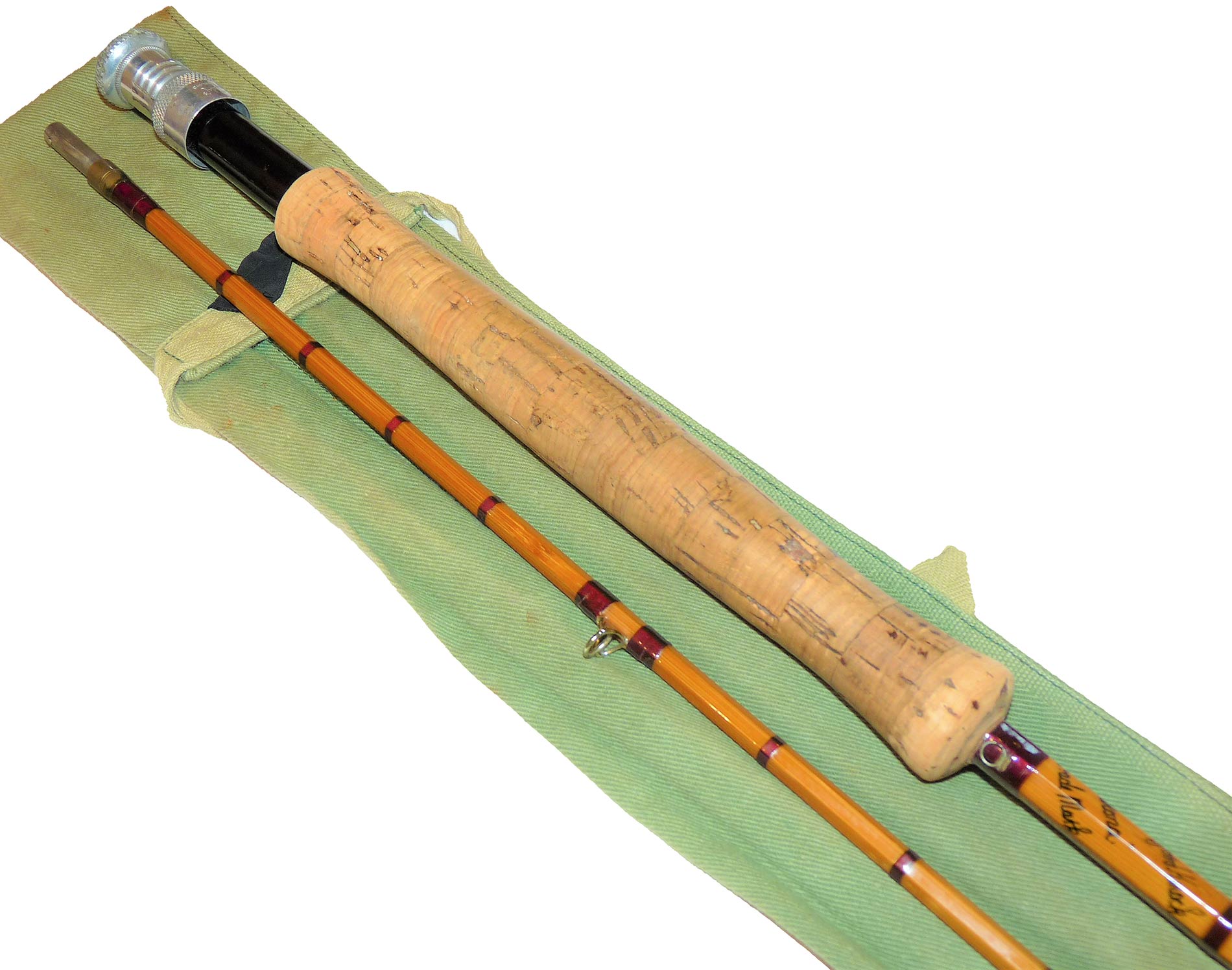 Hardy Halford Knockabout 2 piece 9' 6" cane trout fly rod - Image 2