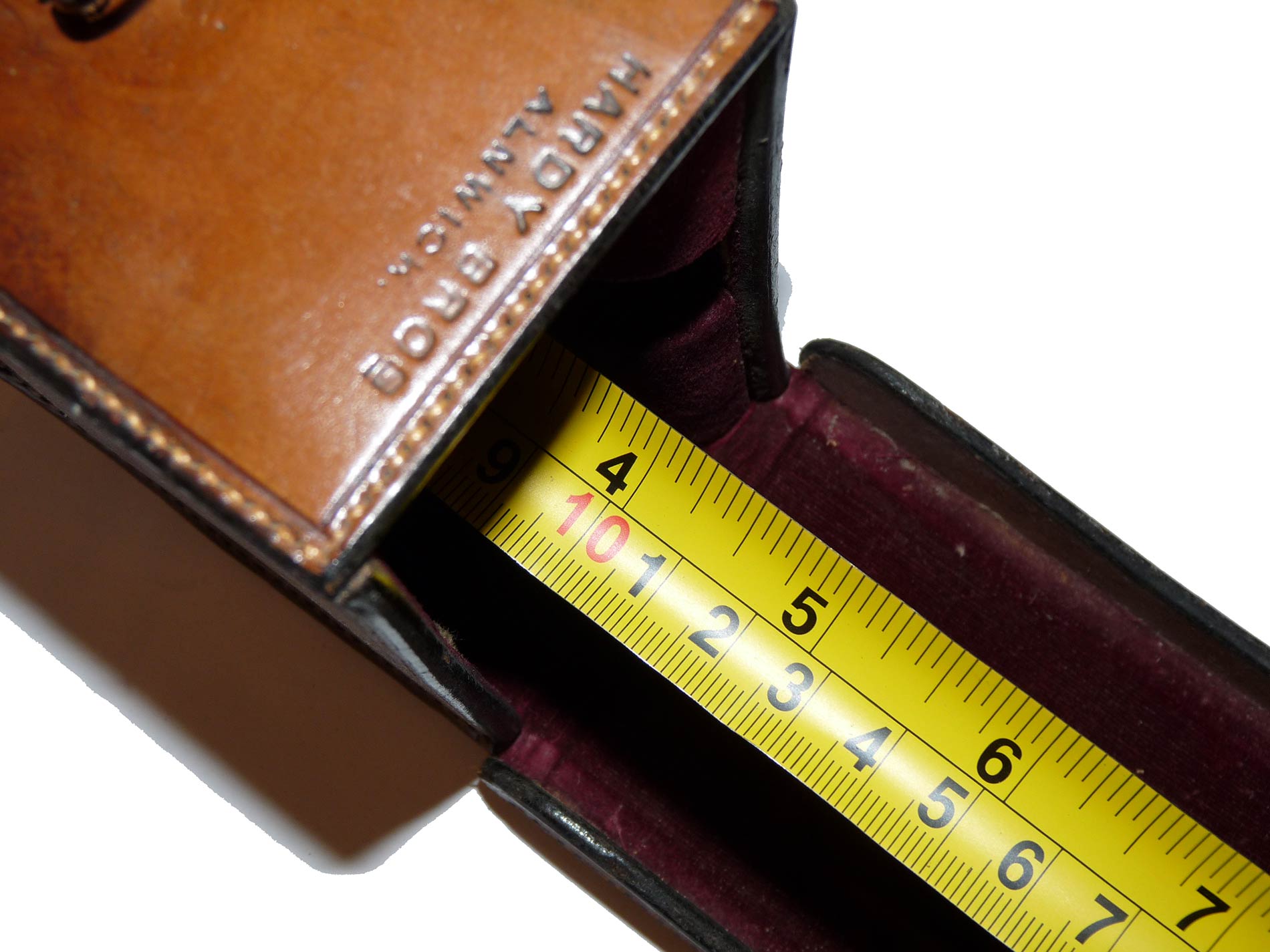 Hardy block leather reel case for contracted Perfect's up to 3 5/8" - Image 7