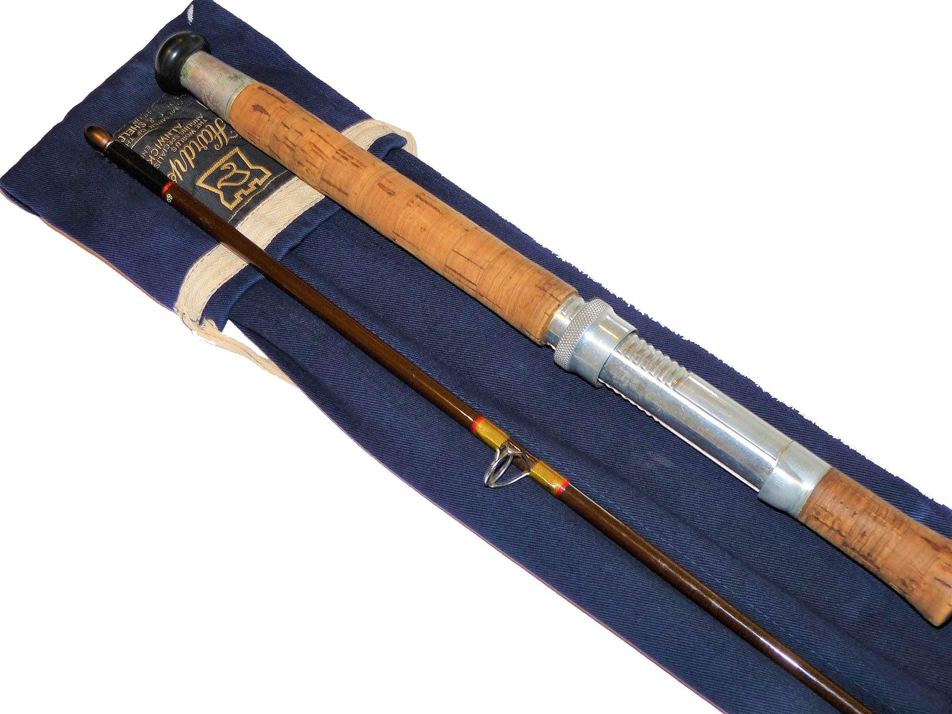 な*び様 HARDY fibalite spinning 7’ rod with Hardy Fibalite Spinning 2 piece 7/8Ib rod for pike, perch