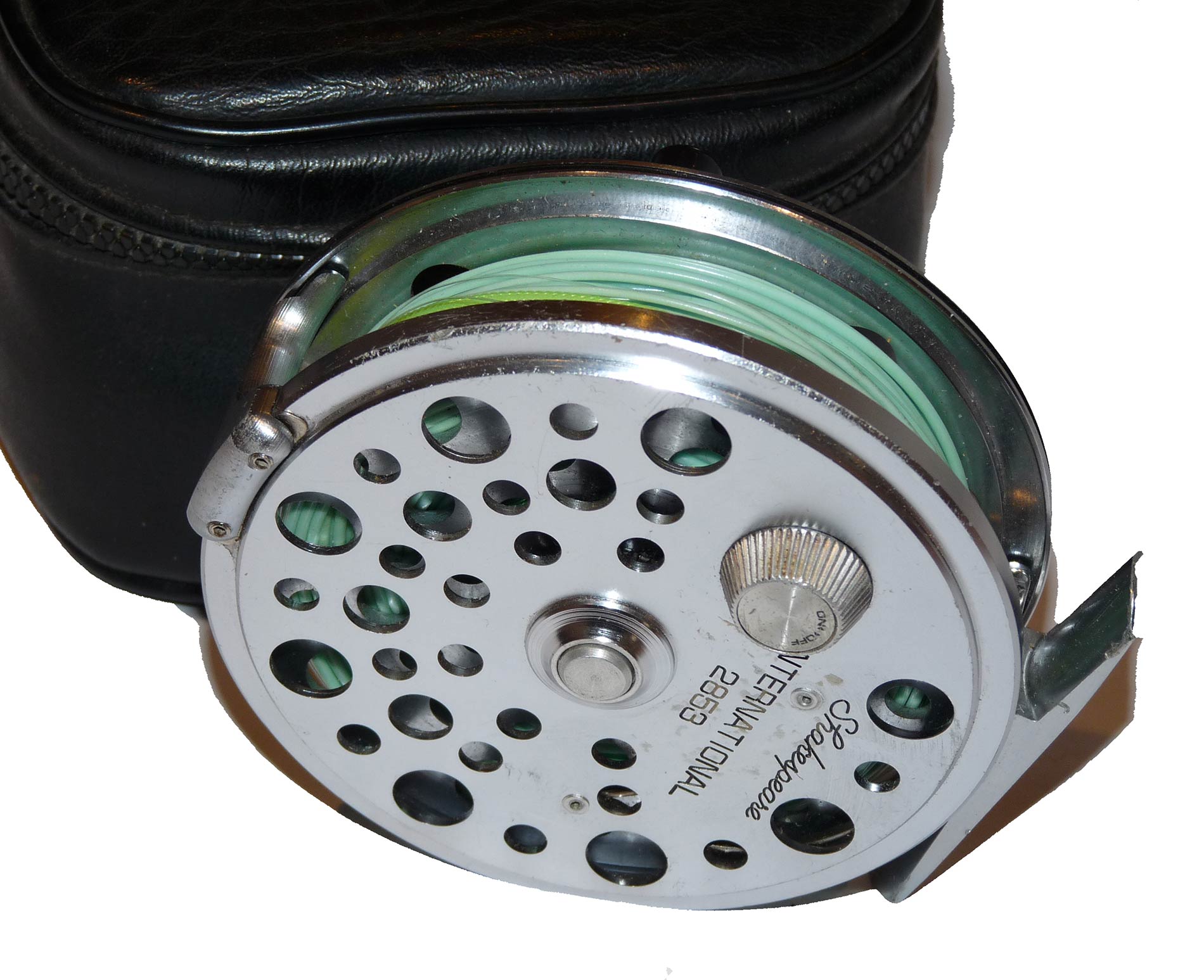 Shakespeare International 2853 silver trout fly reel 3.5" - Image 2