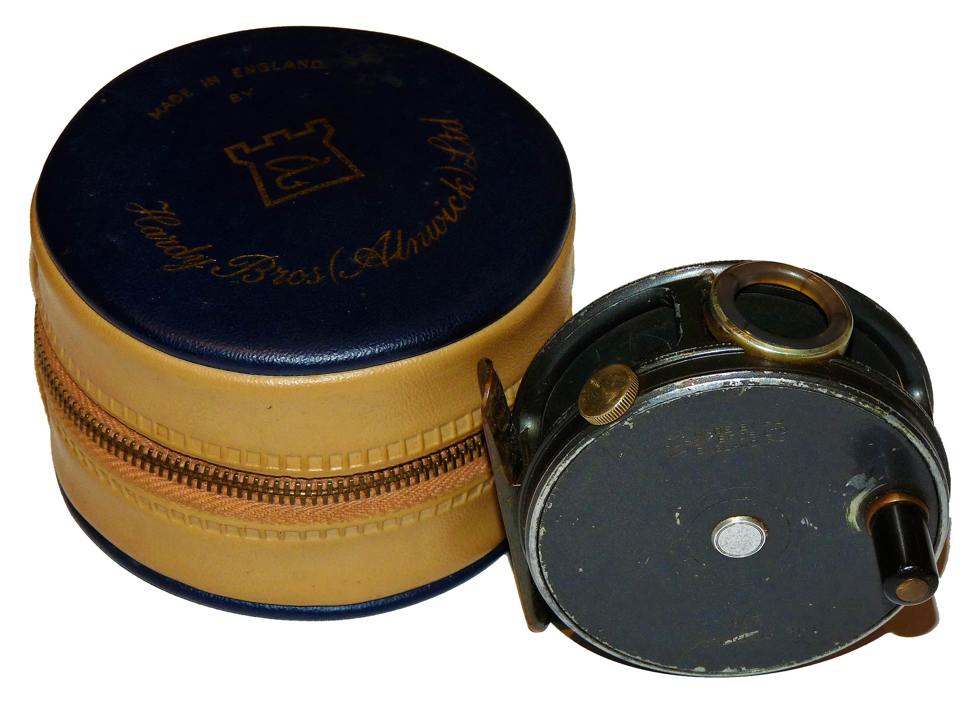 Hardy Perfect 2 7/8" trout fly reel with case