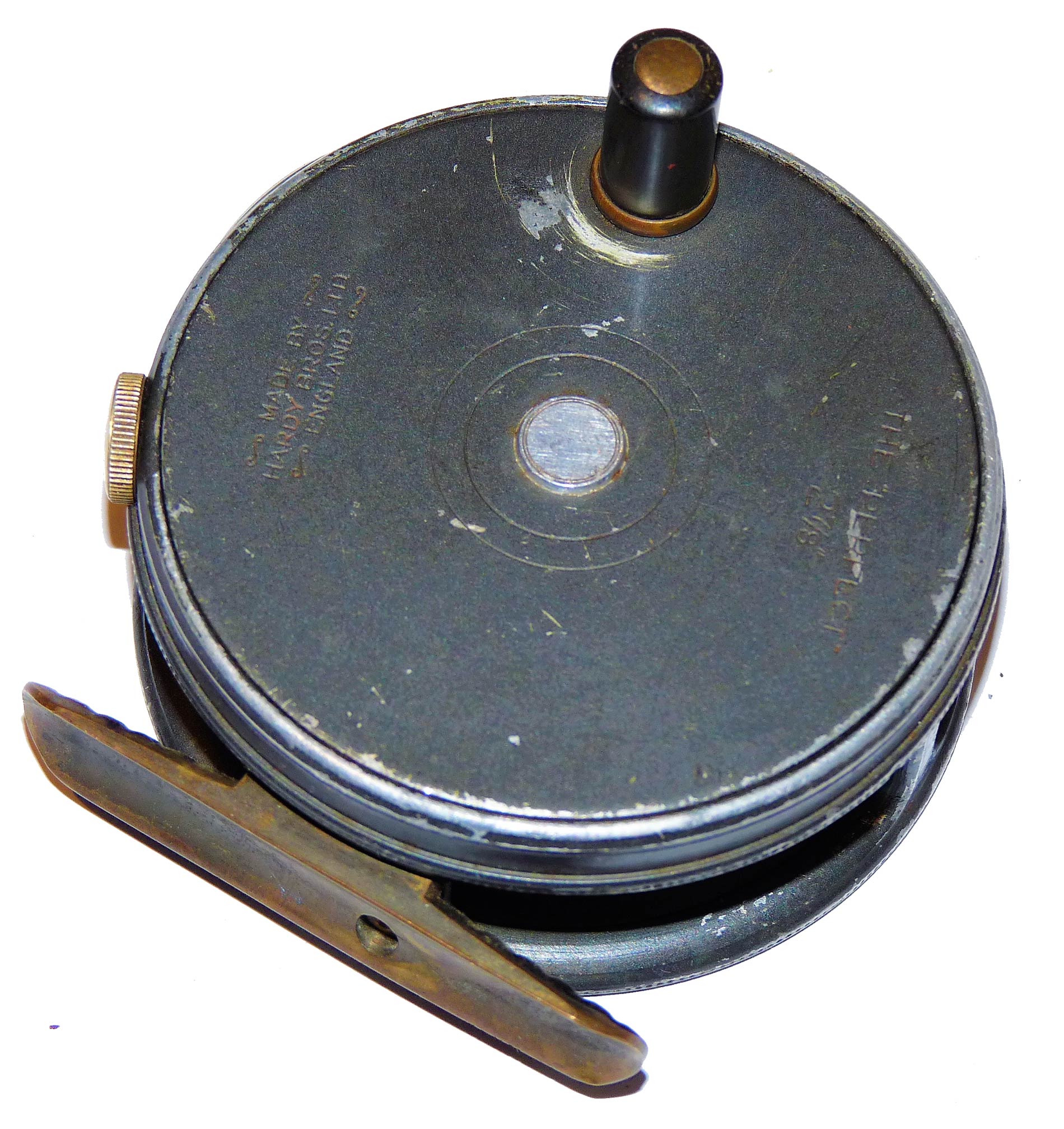 Hardy Perfect 2 7/8" trout fly reel agate line guard & case fine reel - Image 3