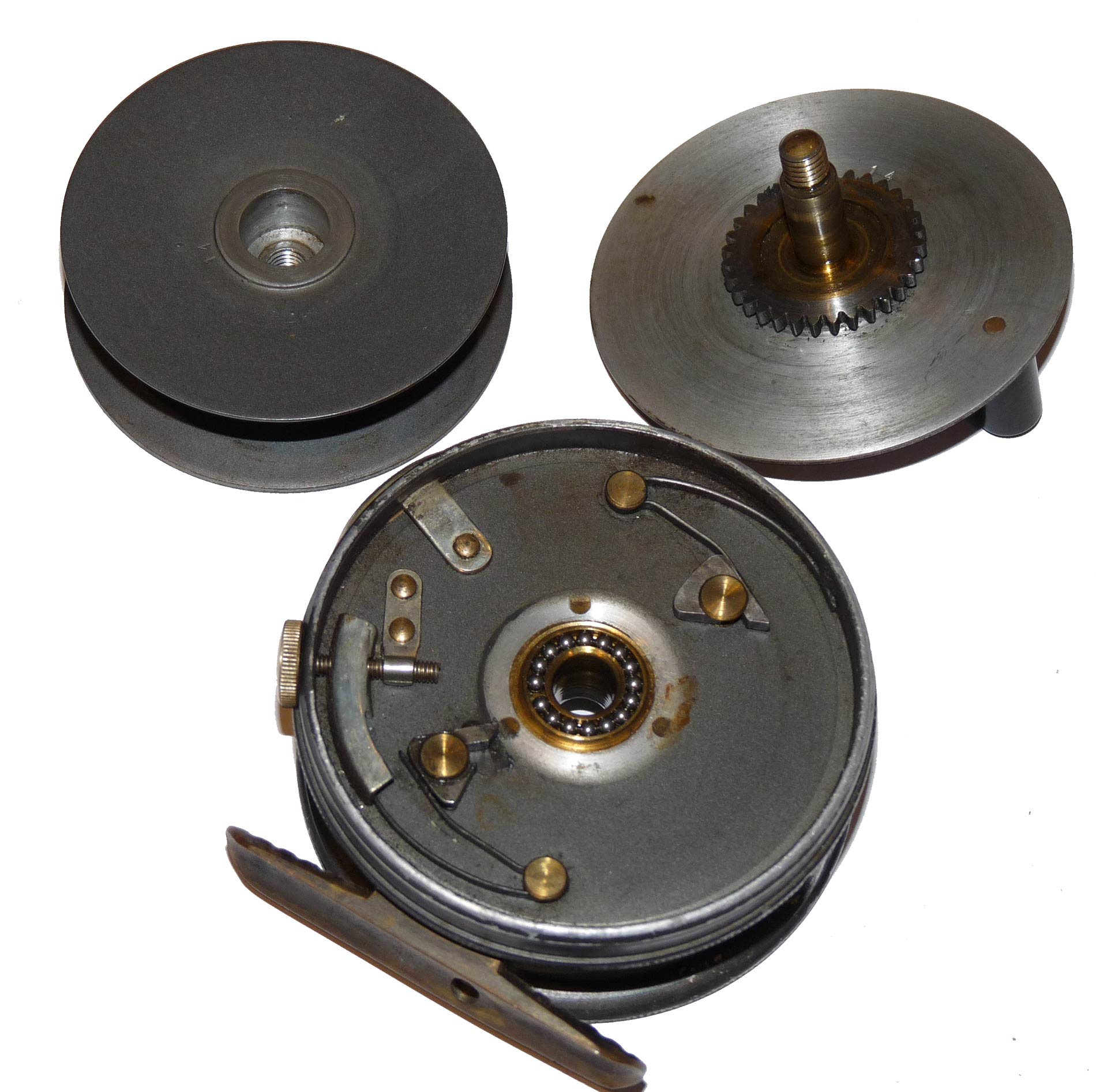 Hardy Perfect 2 7/8" trout fly reel agate line guard & case fine reel - Image 6