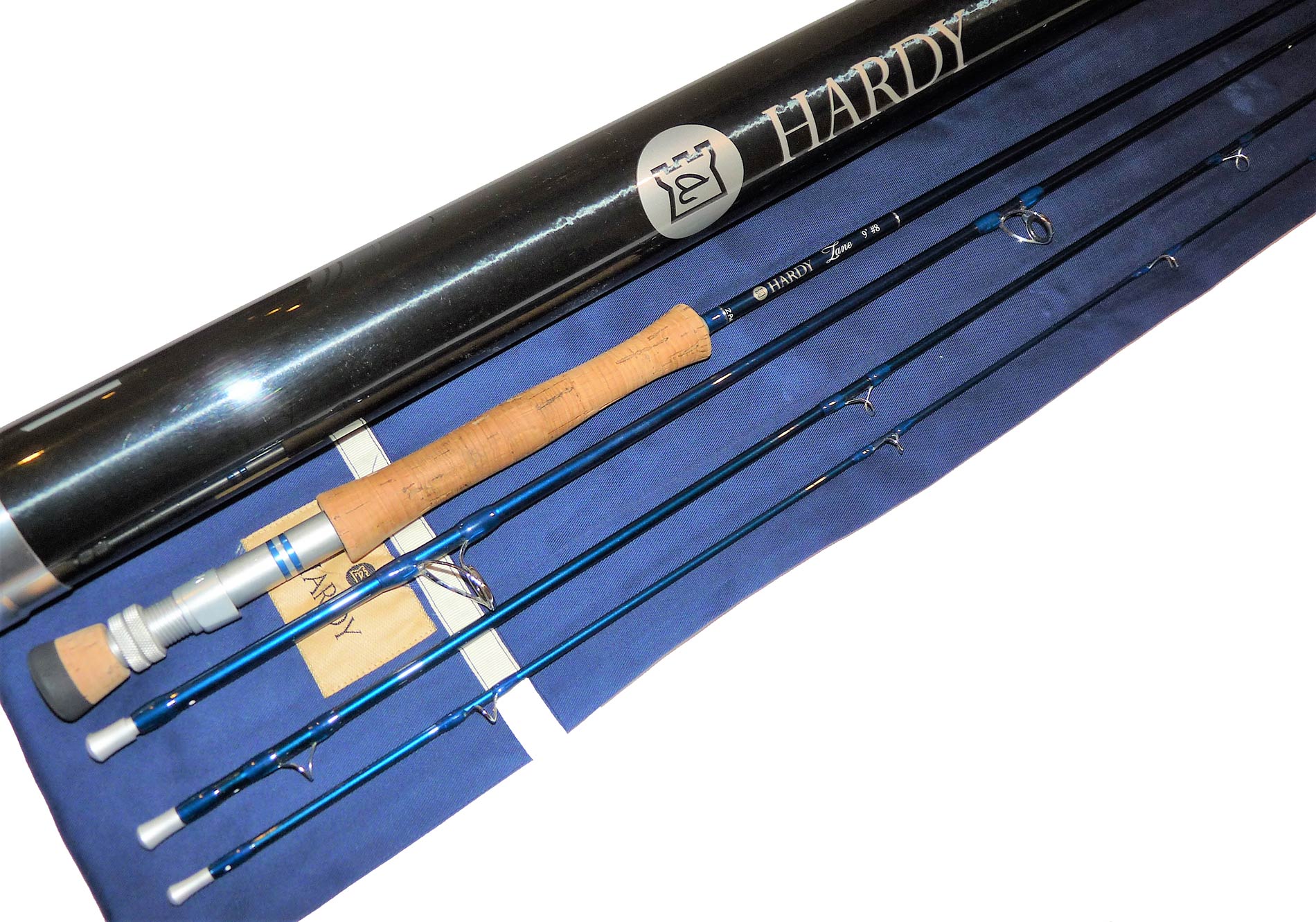 Hardy Zane 4 piece 9' saltwater fly rod line #8 with tube - Image 7