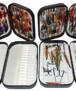 4 Wheatley Black Ed pocket fly boxes 100's salmon singles doubles shrimp flies
