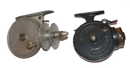 Two threadline spinning reels