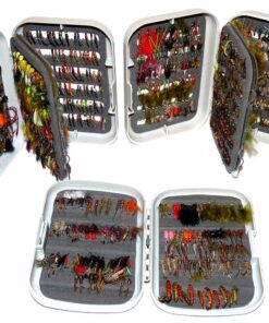 2 Greys +1 Orvis fly boxes 100's trout flies buzzers nymphs
