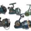 5 Alcedo vintage Italian spinning reels, No2, CS, Jupiter and more