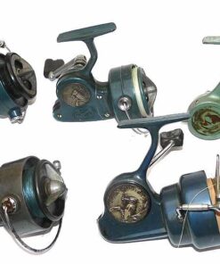 5 Alcedo vintage Italian spinning reels, No2, CS, Jupiter and more