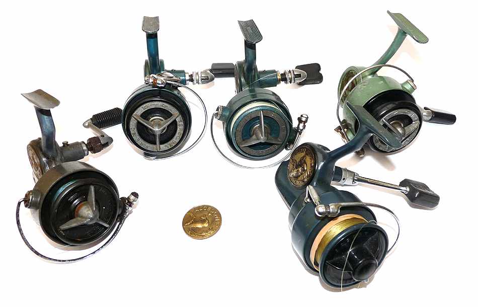 5 Alcedo vintage Italian spinning reels, No2, CS, Jupiter + handbook - Image 4