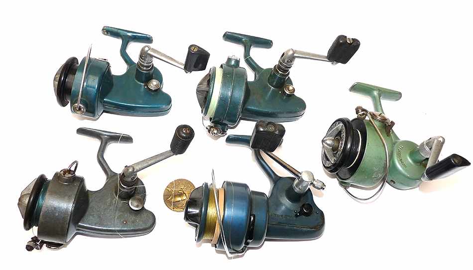 5 Alcedo vintage Italian spinning reels, No2, CS, Jupiter + handbook - Image 3