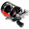 Abu Amnassadeur 6600C reel with red Fastcast Thumbar control 1977