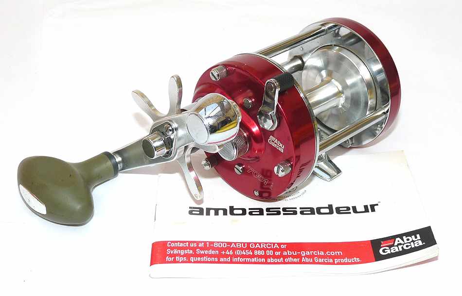 Abu Garcia Ambassadeur 7001 i left hand wind reel x Hugh Miles - Image 4