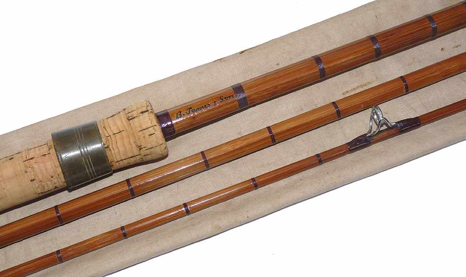 B James split cane carp rod for John Nixon 10' 3 pce Classic Angling feature