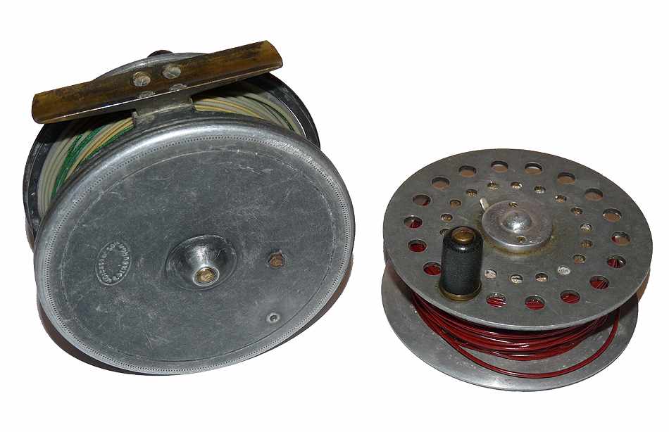 Dickson of Edinburgh 4" vintage salmon fly reel + s/spool - Image 3